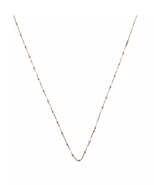 40cm Small Balls Chain - Silver 925 and Gold Plated