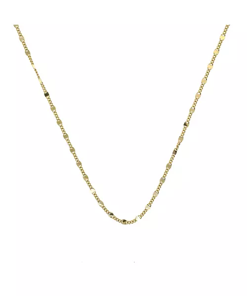 Stoppers chain 40cm - Silver 925 Gold Plated