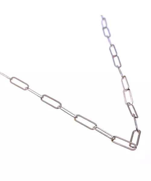 45cm Links Chain - Silver 925 and Gold Plated