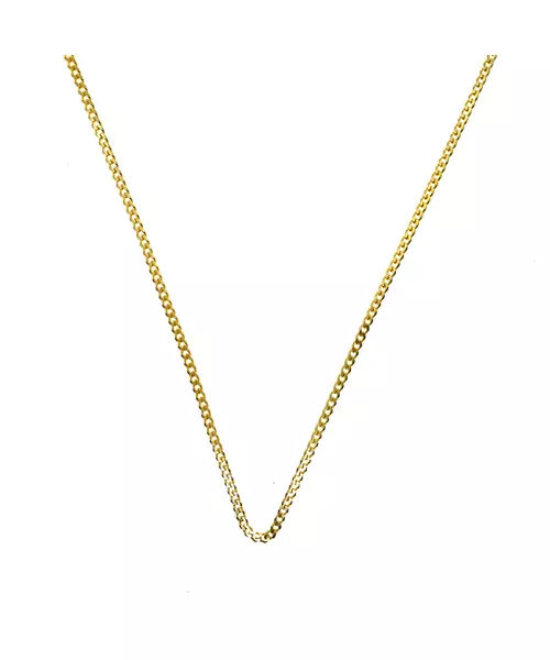 55 cm Gourmet Chain - Silver 925 and Gold Plated