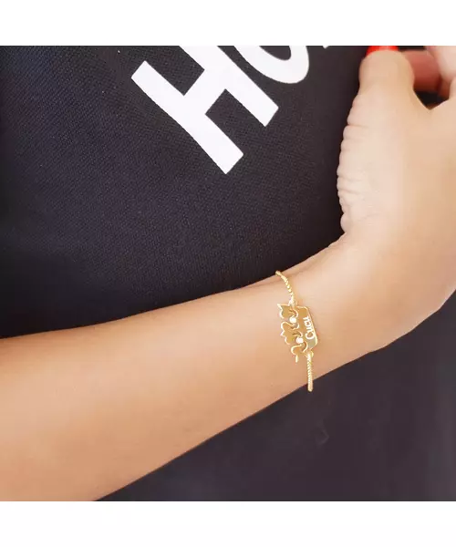 Crown Bracelet - 18ct Gold