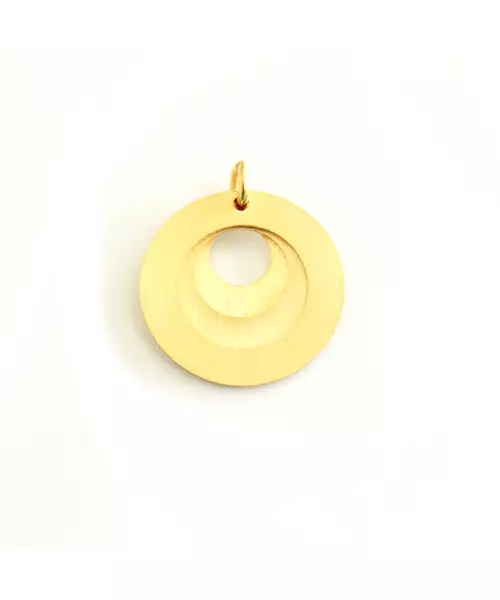 Circles of Love - 3 Names - Sterling Silver 925 Yellow Gold Plated