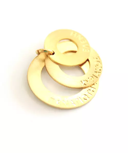 Circles of Love - 3 Names - 18ct Gold