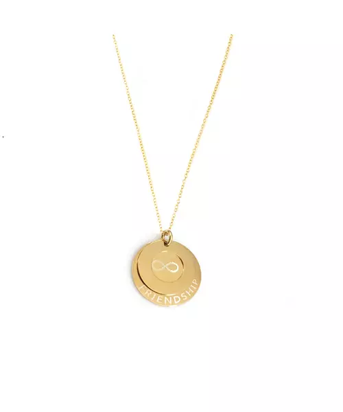 Circles of Love - 3 Names Glossy - 9ct Gold