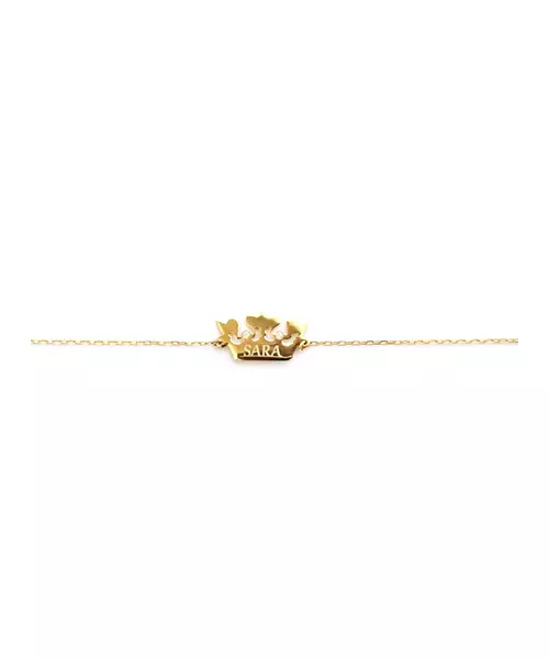 Princess - Gold Bracelet - 9ct White Gold