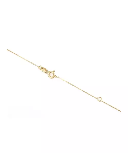 Letter and Cross Gold Bracelet - 9ct Gold