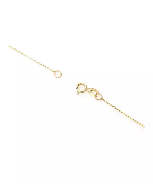 Two Letters connected by Heart - Gold Bracelet - 9ct White Gold