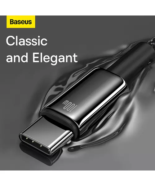 Baseus Cable USB-C to USB-C Tungsten Gold 240W 3.0m Black