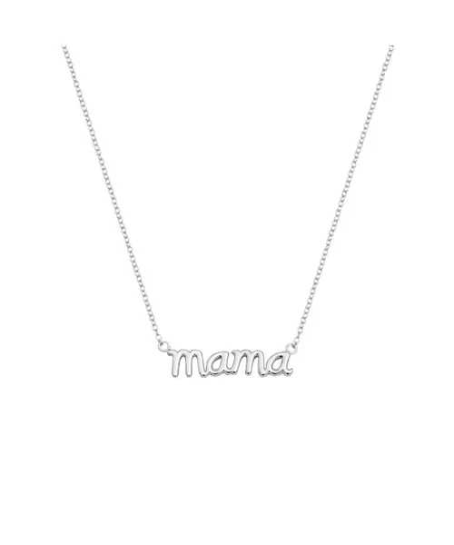 Mama Necklace Plain - Silver 925