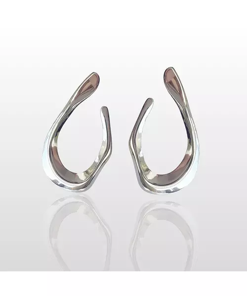 Long Minimal Earrings - Stainless Steel