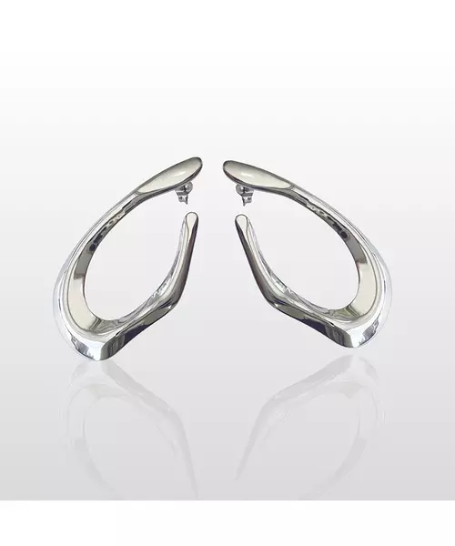 Long Minimal Earrings - Stainless Steel