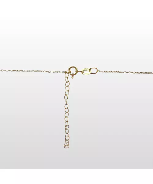 Mama Necklace with Zircons - Silver 925 Gold Plated