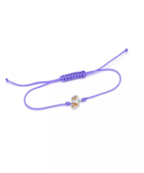 Kids' bracelet cat - Silver 925 and Gold Plated