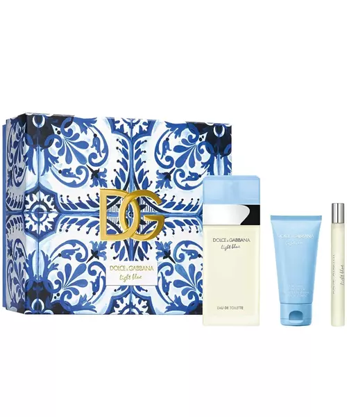 D & G LIGHT BLUE EAU DE TOILETTE GIFT SET 100 ML