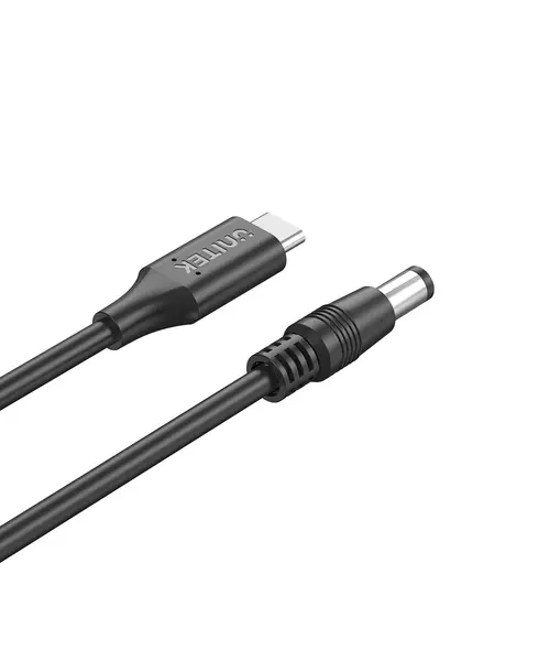 Unitek UCL USB-C to DC Cable 1.8m 65W for Toshiba-Asus 5.5x2.5mm C14116BK