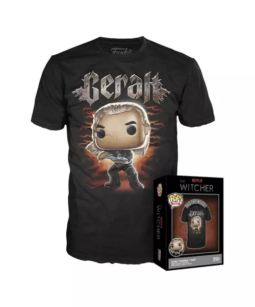 FUNKO BOXED TEE: THE WITCHER - GERALT TRAINING (M)