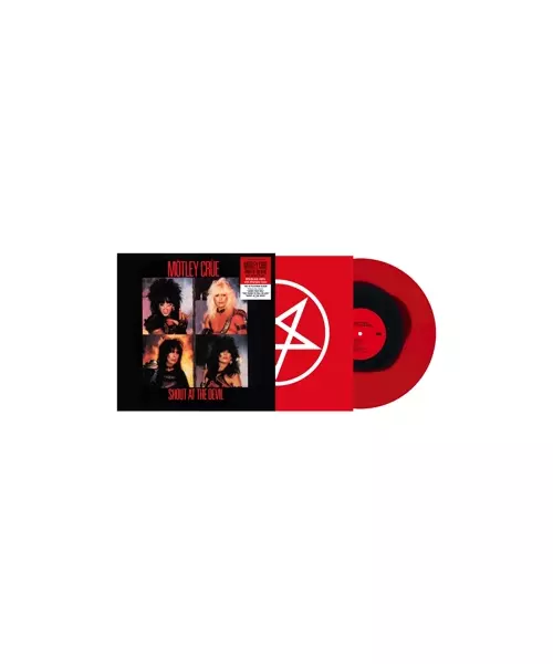 MOTLEY CRUE - SHUT AT THE DEVIL (LP RED/BLACK VINYL)