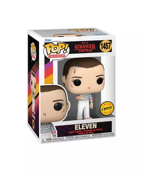 FUNKO POP! TELEVISION: STRANGER THINGS - ELEVEN {CHASE EDITION} #1457 VINYL FIGURE
