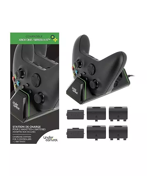UNDER CONTROL XBONE/SX CHARGING STATION FOR 2 CONTROLLERS + 2 BATTERIES