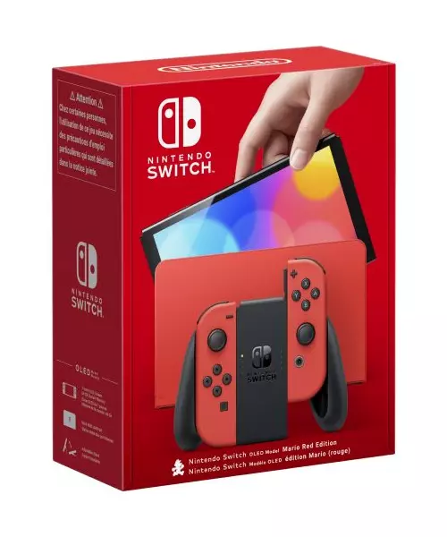 NINTENDO SWITCH CONSOLE OLED MARIO RED EDITION