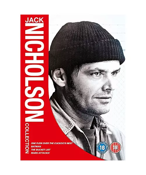 JACK NICHOLSON COLLECTION - ONE FLEW OVER THE CUCKOOS NEST / BATMAN / THE BUCKET LIST / MARS ATTACKS (DVD)
