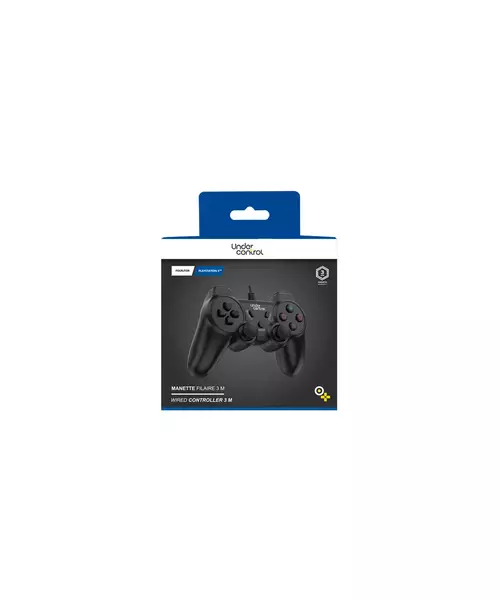 UNDER CONTROL PS3 WIRED CONTROLLER 3M BLACK