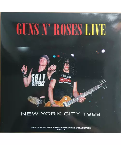 GUNS N' ROSES - LIVE IN NEW YORK CITY 1988 {HANDNUMBERED LIMITED EDITION} (LP MARBLE VINYL)