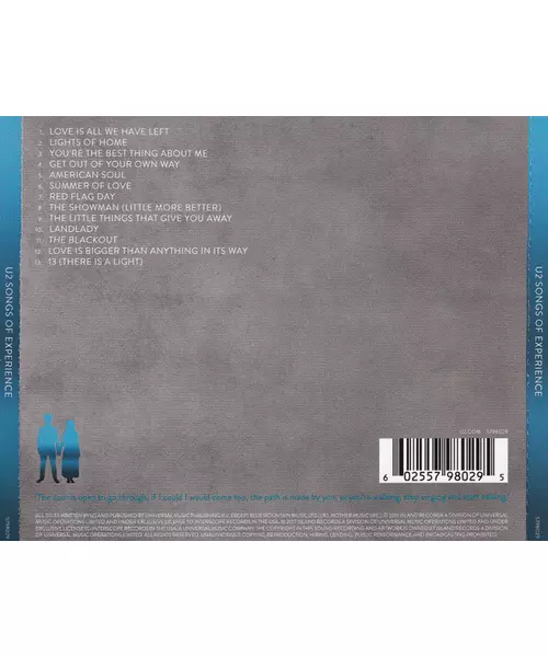 U2 - SONGS OF EXPERIENCE (CD)
