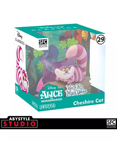 ABYSSE DISNEY: ALICE IN WONDERLAND - CHESHIRE CAT STATUE #29 (11cm)