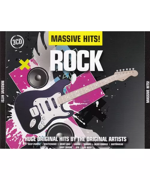 VARIOUS - MASSIVE HITS! ROCK (3CD)