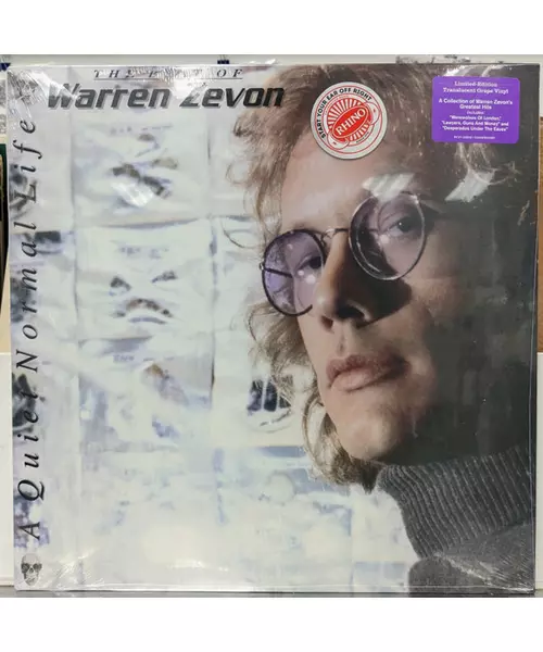 WARREN ZEVON - THE BEST OF: A QUIET NORMAL LIFE {LIMITED EDITION COLOURED} (LP VINYL)