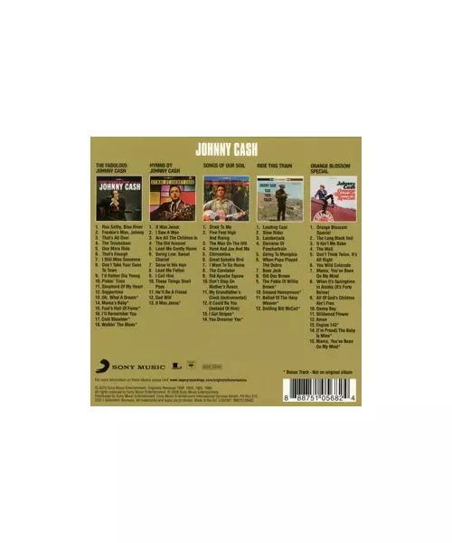JOHNNY CASH - ORIGINAL ALBUM CLASSICS (5CD)