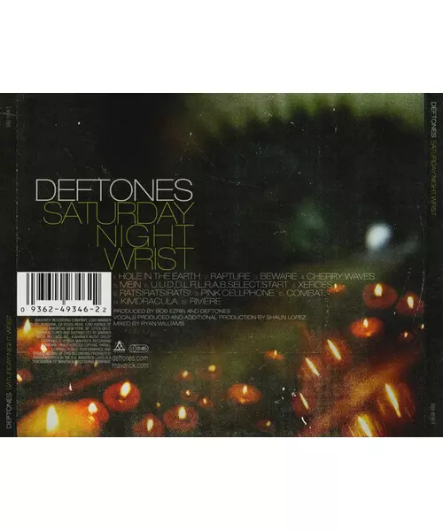 DEFTONES - SATURDAY NIGHT WRIST (CD)