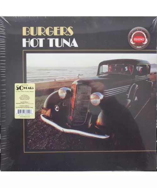 HOT TUNA - BURGERS {LIMITED EDITION ORANGE} (LP VINYL)