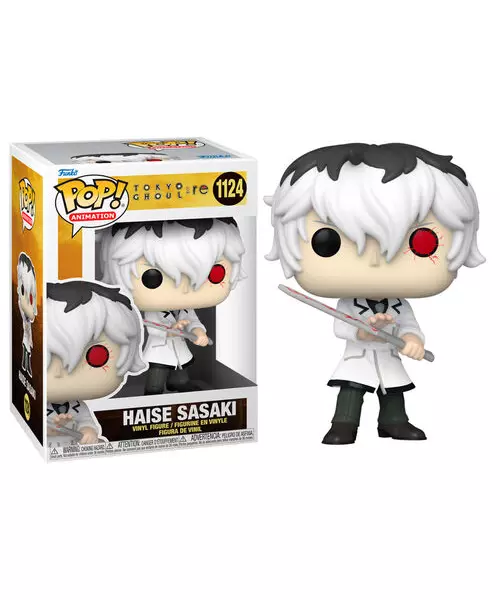 FUNKO POP! ANIMATION: TOKYO GHOUL RE - HAISE SASAKI (IN WHITE OUTFIT) #1124 VINYL FIGURE