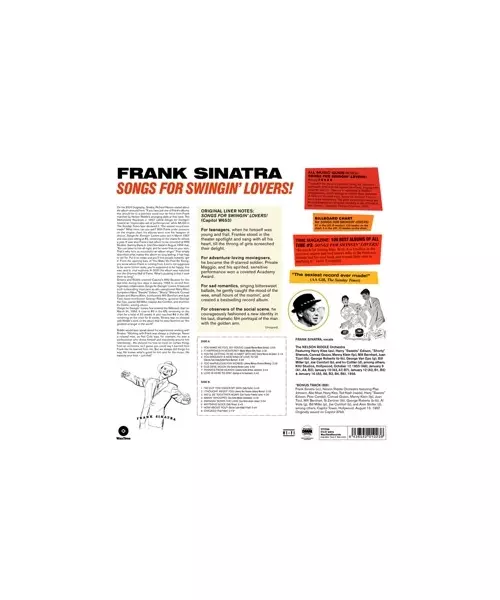 FRANK SINATRA - SONGS FOR SWINGIN' LOVERS! (LP VINYL)