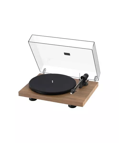 PRO-JECT E1 PHONO TURNTABLE WALNUT