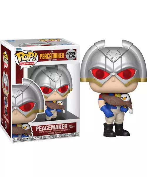 FUNKO POP! TELEVISION: DC PEACEMAKER THE SERIES - PEACEMAKER WITH EAGLY #1232 VINYL FIGURE
