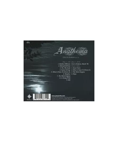 ANATHEMA - A VISION OF A DYING EMBRACE (CD+DVD)