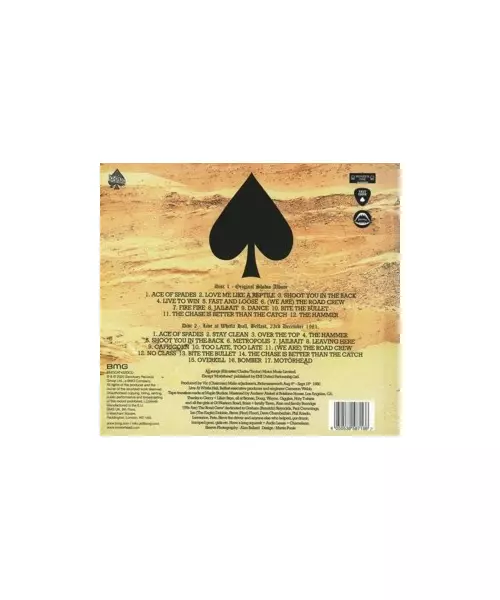 MOTORHEAD - ACE OF SPADES - 40TH ANNIVERSARY EDITION (2CD)