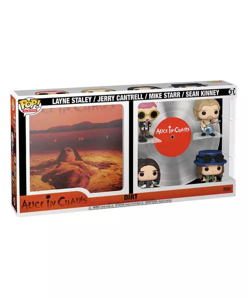 FUNKO POP! ALBUMS DELUXE: ALICE IN CHAINS - LAYNE STALEY, JERRY CANTRELL, MIKE STARR, SEAN KINNEY (DIRT) #31 VINYL FIGURES