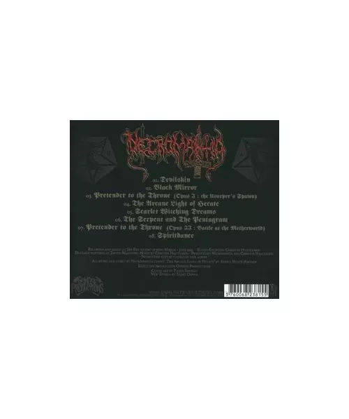NECROMANTIA - SCARLET EVIL WITCHING BLACK (CD)