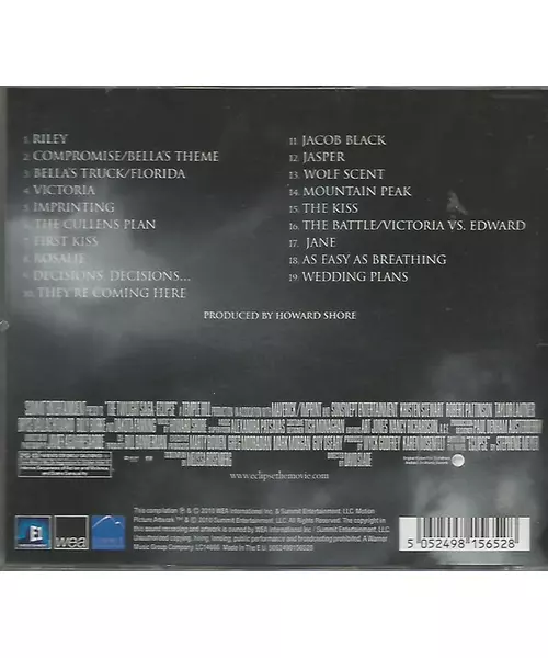 O.S.T. - TWILIGHT SAGA ECLIPSE THE SCORE (CD)
