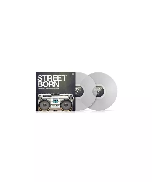VARIOUS - STEET BORN: THE ULTIMATE & ESSENTIAL GUIDE TO HIP HOP {LIMITED EDITION} (2LP COLOUR VINYL)