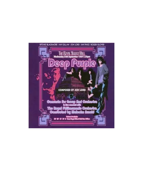 DEEP PURPLE WITH THE ROYAL PHILARMONIC ORCHESTRA - CONCERTO FOR GROUP AND ORCHESTRA (2CD)