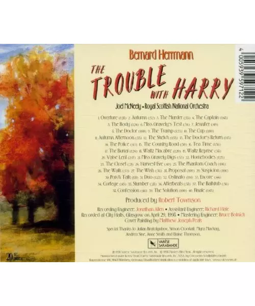 O.S.T. - THE TROUBLE WITH HARRY (CD)