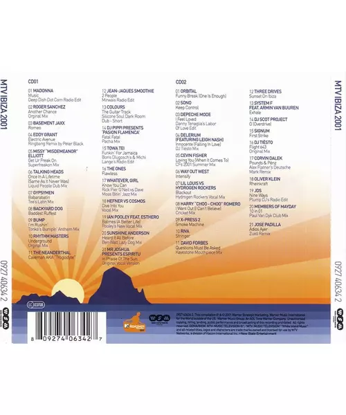 VARIOUS - MTV IBIZA 2001 (CD)