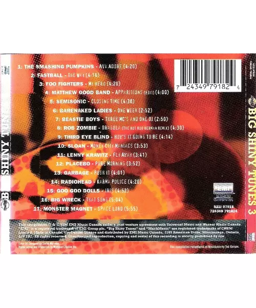 VARIOUS - BIG SHINY TUNES 3 (CD)