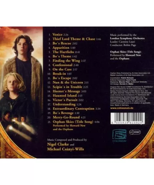 O.S.T. - THIEF LORD (CD)