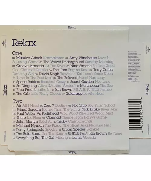 VARIOUS - RELAX (2CD)